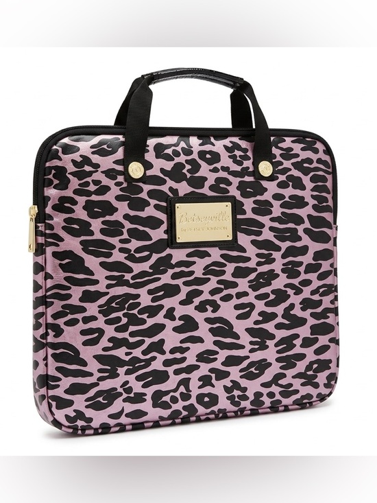 Betsey Johnson Handbags - Betseyville by Betsey Johnson Leopard Print Soft Case Laptop Bag